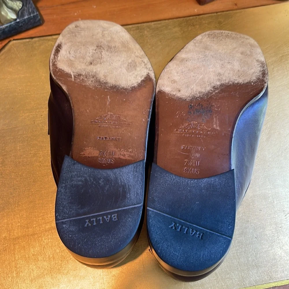 Bally Parawet Burgundy Leather Loafers